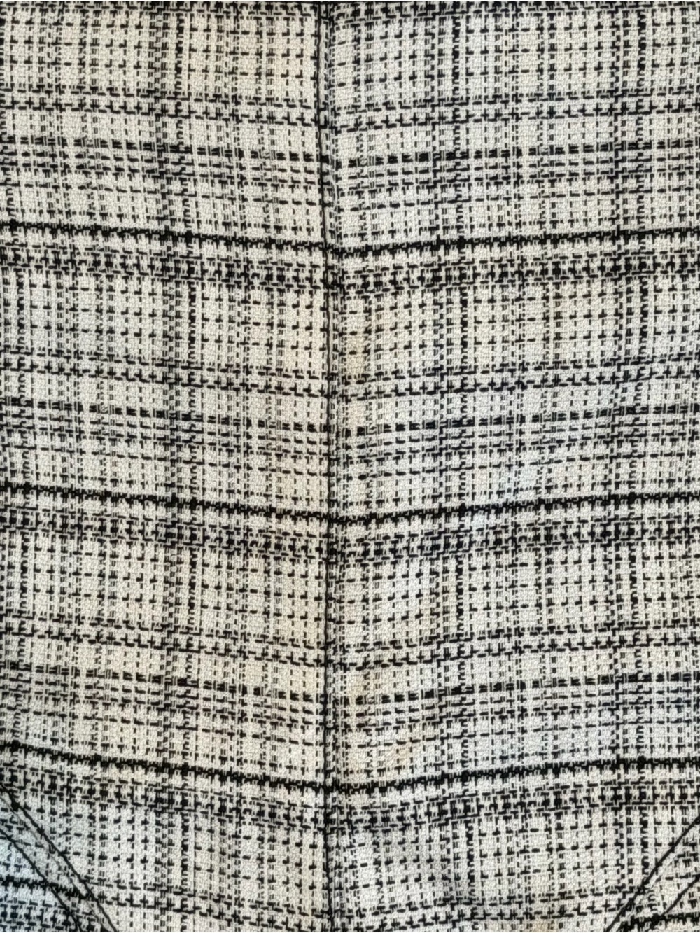 Free People Plaid Curved Hem Micro Shorts Black White Size 4 NWT - Picture 8 of 8
